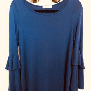 Navy Blue Long Sleeve Dress